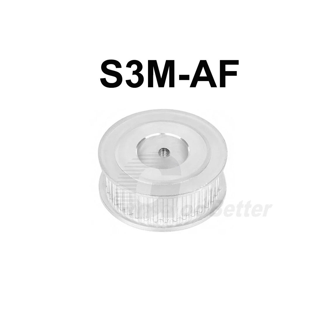 S3M 10mm Timing Belt Smooth Tooth Drive Pulley 42T 44T 45T~68T Bore=5mm~25mm