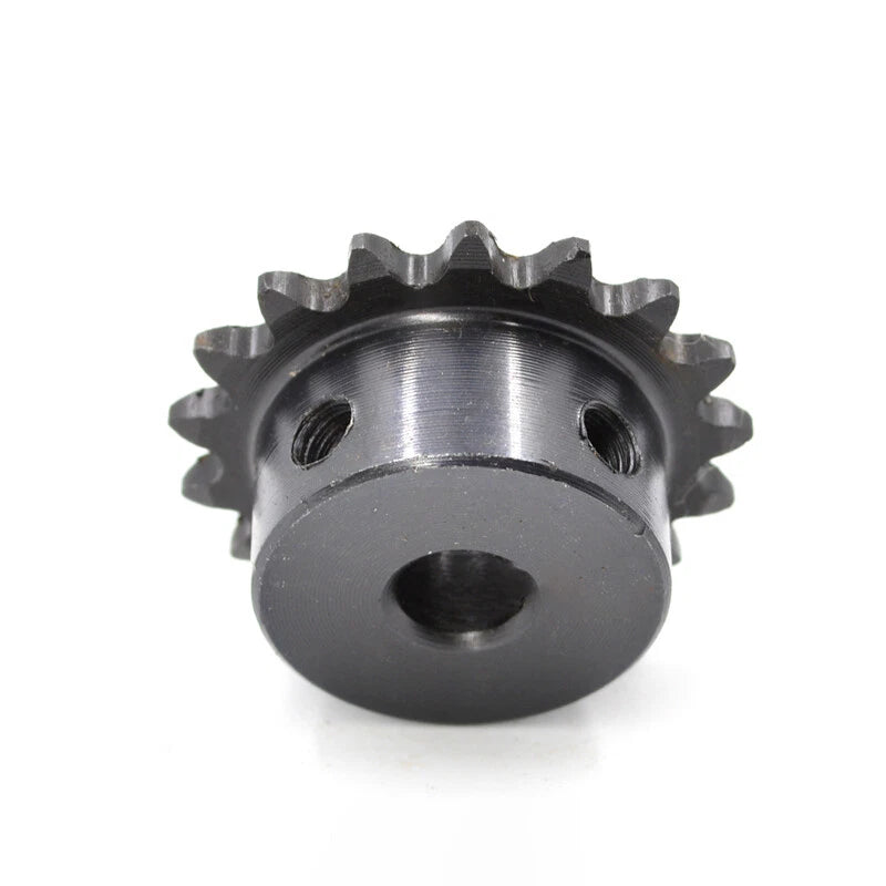Roller Chain Sprocket 1/4" Transmission Sprockets 24~30 Teeth 45# Steel Blacken