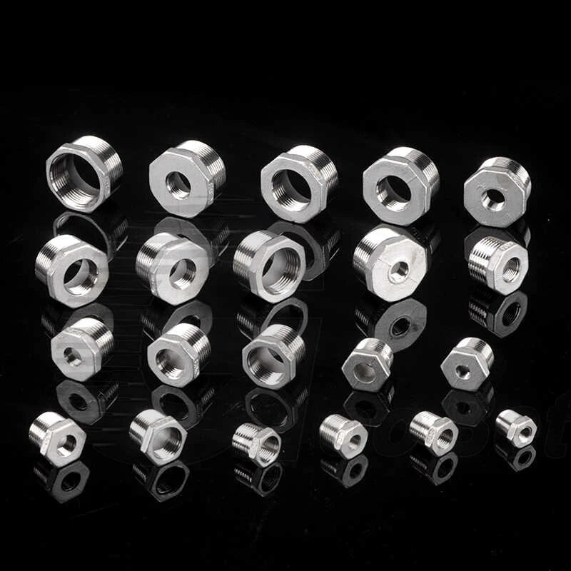 Reducing Bush BSPT Male Female Thread Pipe Fitting – Stainless Steel 304 (A2)