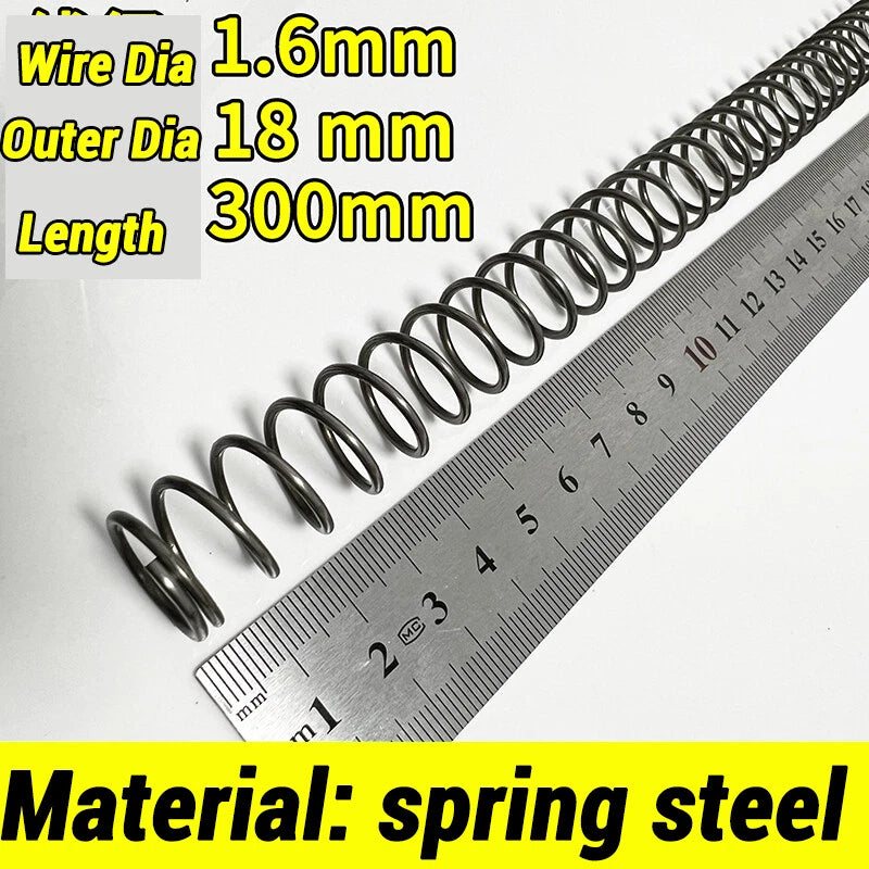 Compression Spring Various Size 2-60mm Diameter & 300mm Length Pressure Small