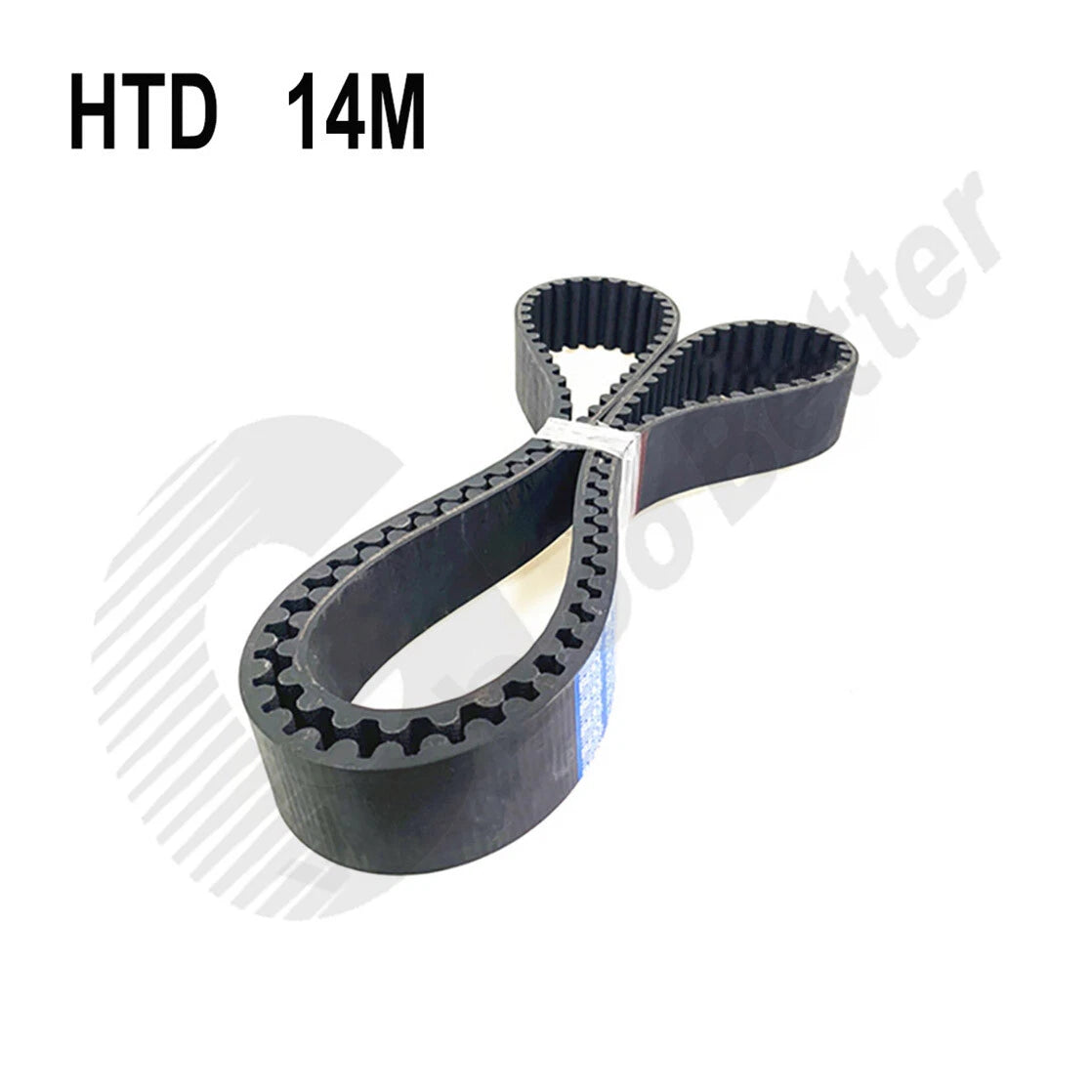 HTD 14M Closed Loop Timing Belt — 14mm Pitch, 50mm Wide, CNC & Pulley Drive