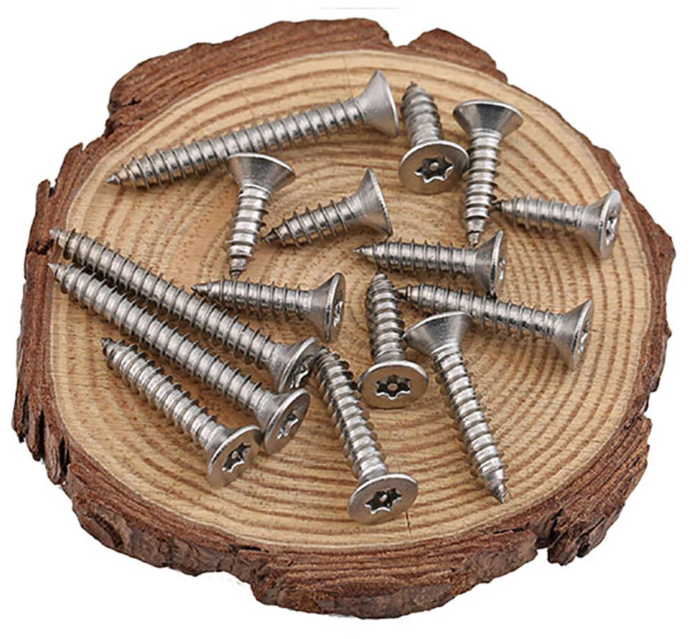 M2.9 M3.5 M3.9 M4.8 Countersunk Torx Anti‑Theft Self‑Tapping Screws – A2 304 Stainless Steel