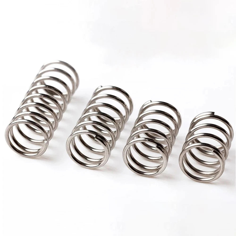 Stainless Steel Compression Spring, 1.6mm Wire, 10mm-50mm Length, Spiral Spring