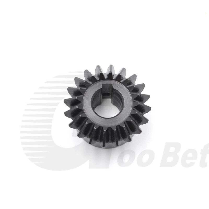Module 3 Bevel Gear C45 Steel Miter Gear 90° 1:1 Pairing 20 Tooth Hardened Black