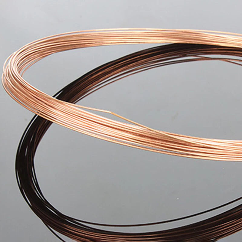 Copper Round Wire T2 Solid Red Copper Bare Line Ø 0.3/0.4/0.5/0.6/0.8/1/1.5~8mm