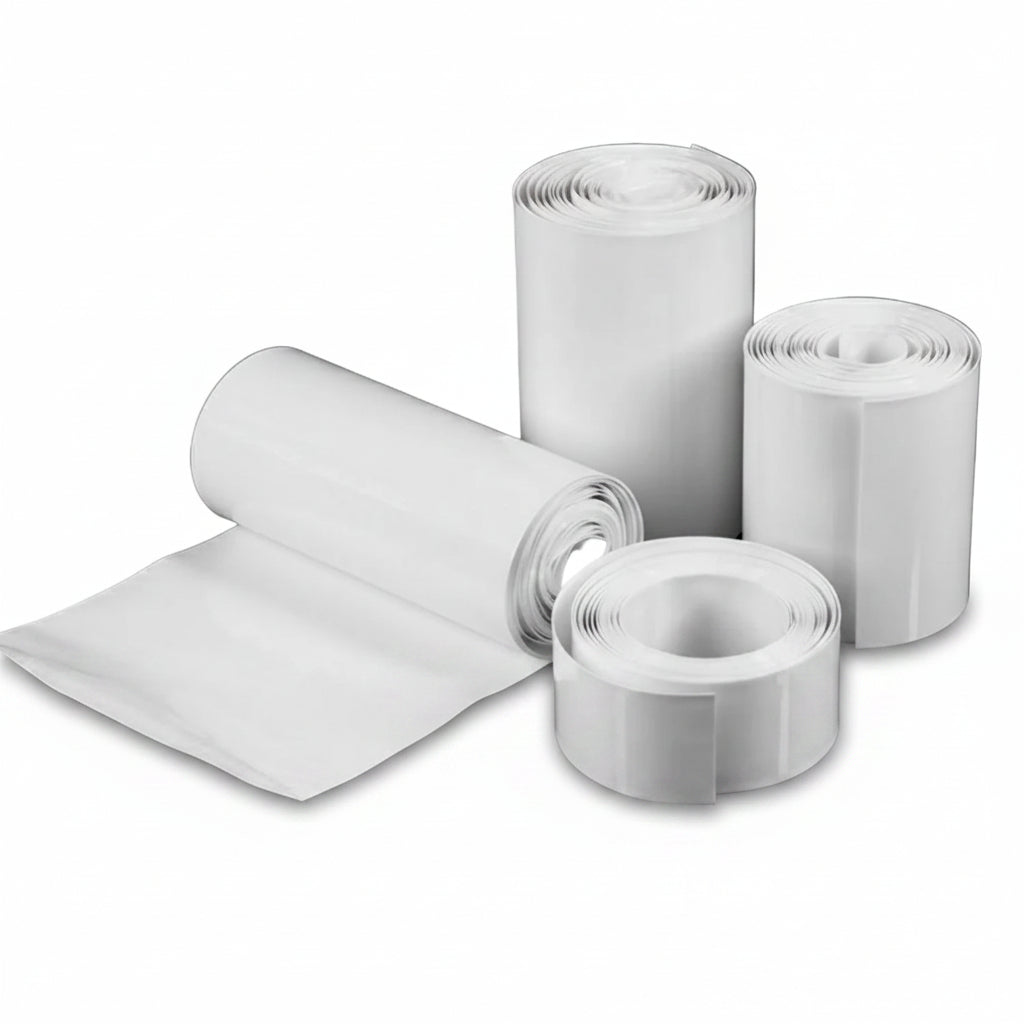 PVC Heat Shrink Tubing for RC & 18650 Battery Packs — 7mm to 250mm Wide, 1m–10m