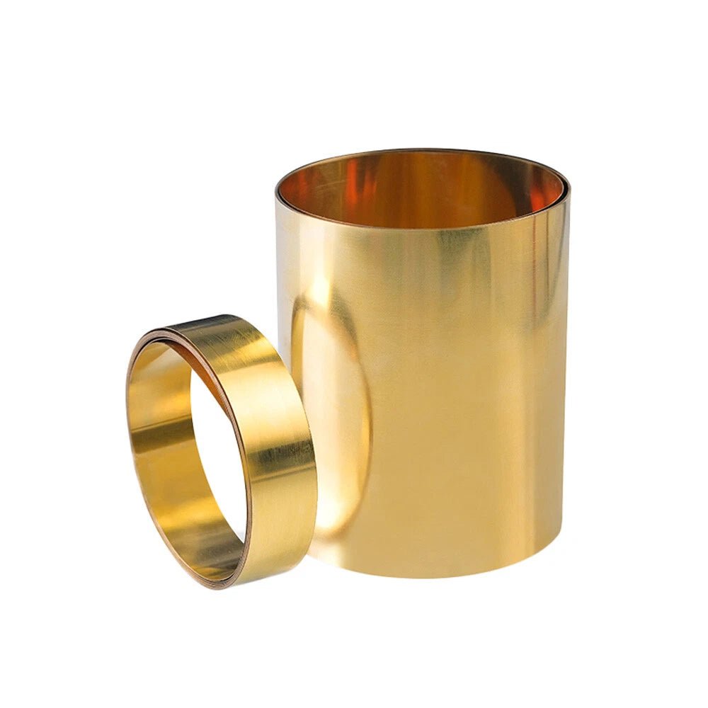 Brass Sheet Strip Roll 0.01mm-1mm Thick 20mm-305mm Width Brass Foil Plate Strip - HomeDIYer
