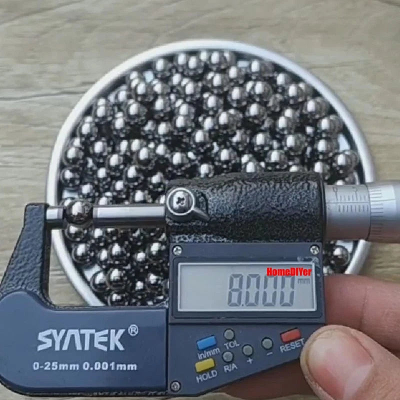 1kg High-Precision Steels Balls Solid Metal Bearings Ball Diameter 6.9mm-8.1mm