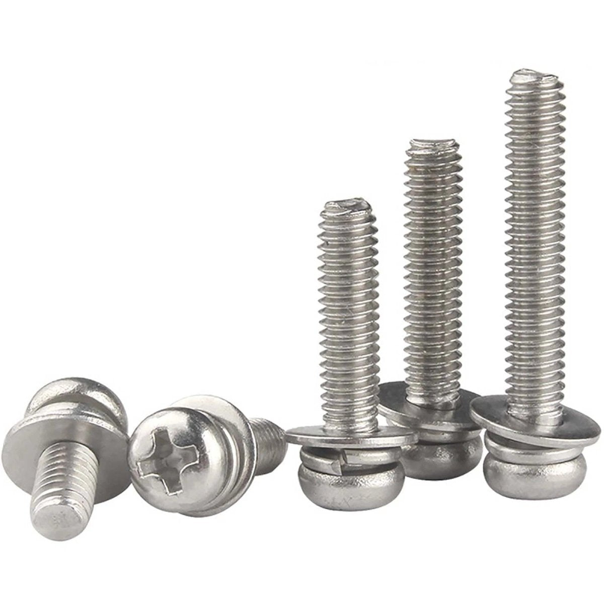 M2–M10 Phillips Button Head Machine Screws — 304 Stainless Steel - HomeDIYer