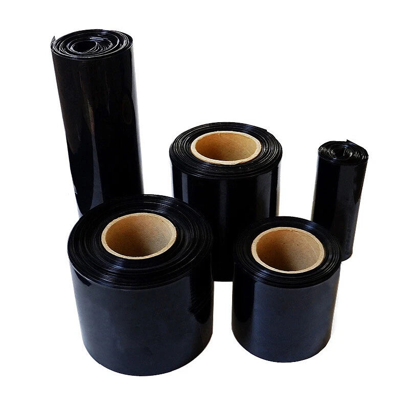 PVC Heat Shrink Tubing for RC Battery Pack, LiPO NiMH NiCd – Black, 7mm to 500mm