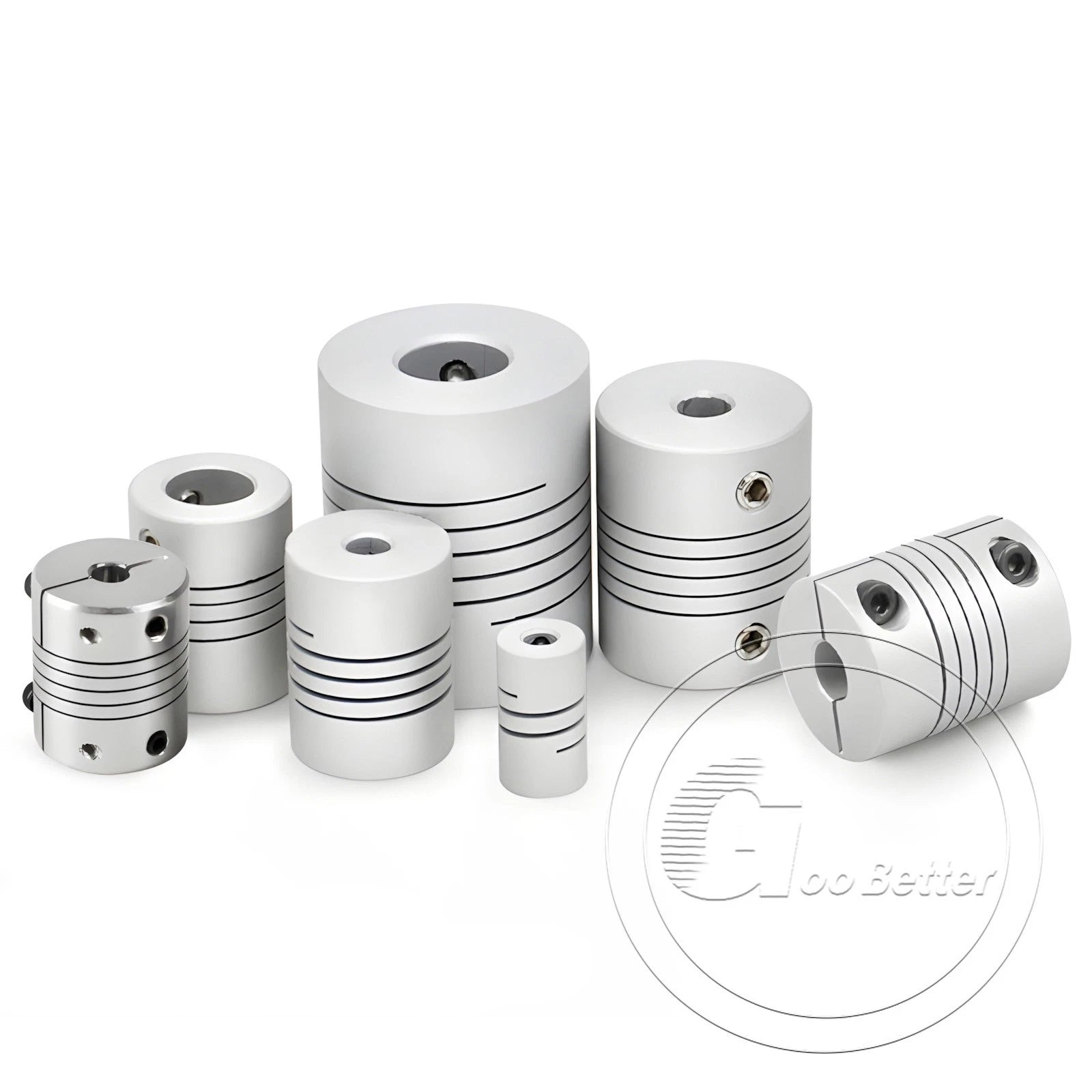 Flexible Shaft Coupling Coupler Stepper Motor CNC 3D Printer D 20mm, Bore 3-12mm