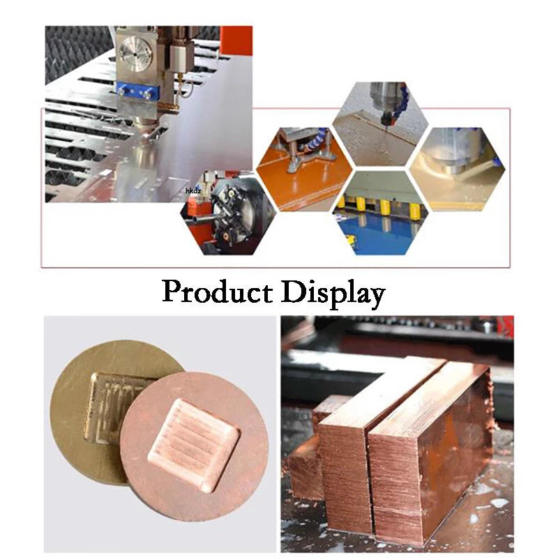 T2 Pure Copper Sheet Metal Plate Board Thick 0.5mm-5mm Laser Cut Multiple Size