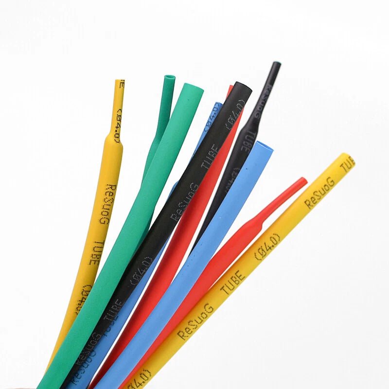 Heat Shrink Tubing – Colored Electrical Wire Wrap Sleeving (φ3mm–φ5.5mm, 7 Colors) - HomeDIYer