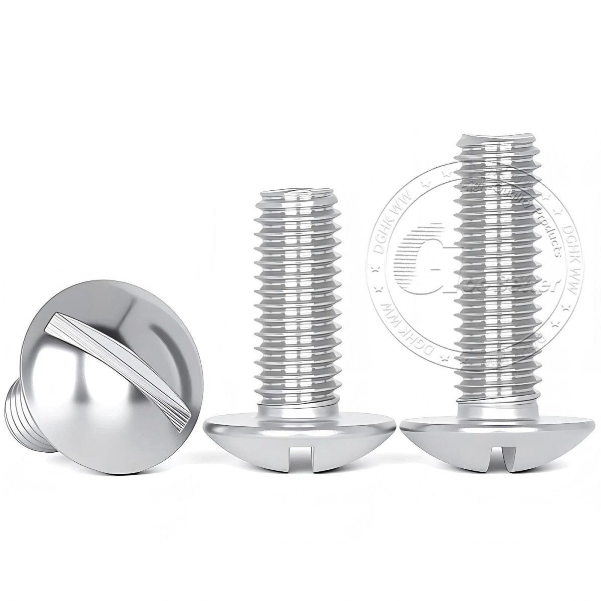 A2 Stainless Steel Mushroom Head Slotted Machine Screws — M2 to M8, Multiple Lengths - HomeDIYer
