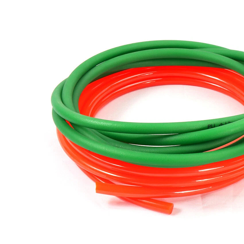 PU Round Drive Belt — Polyurethane Solid Round Belt 1.5mm–18mm, Green & Red