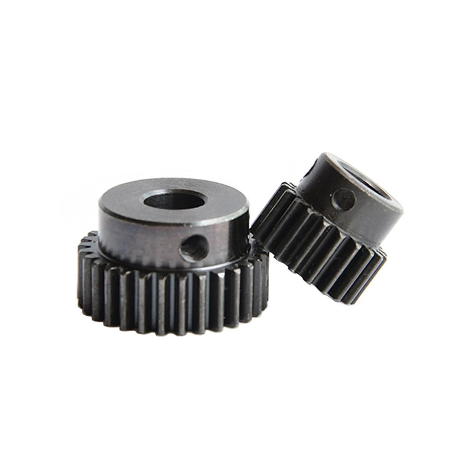 1 Mod Spur Gear 15T-40T Pinion Gear with Step Motor Gear 45# Steel Bore 5-14mm