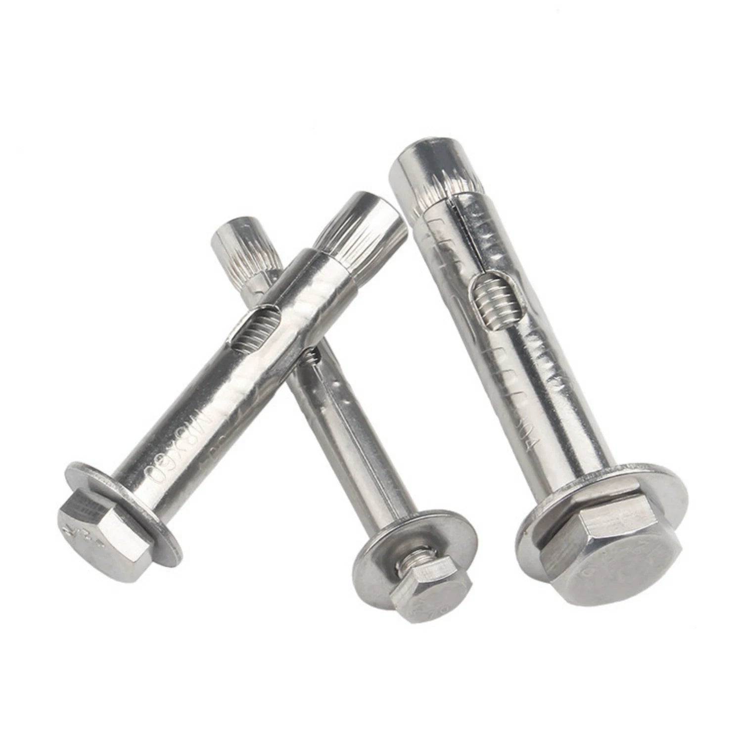 Stainless Steel Expansion Bolts for Masonry — M6 M8 M10 M12 Wall Anchor Screws