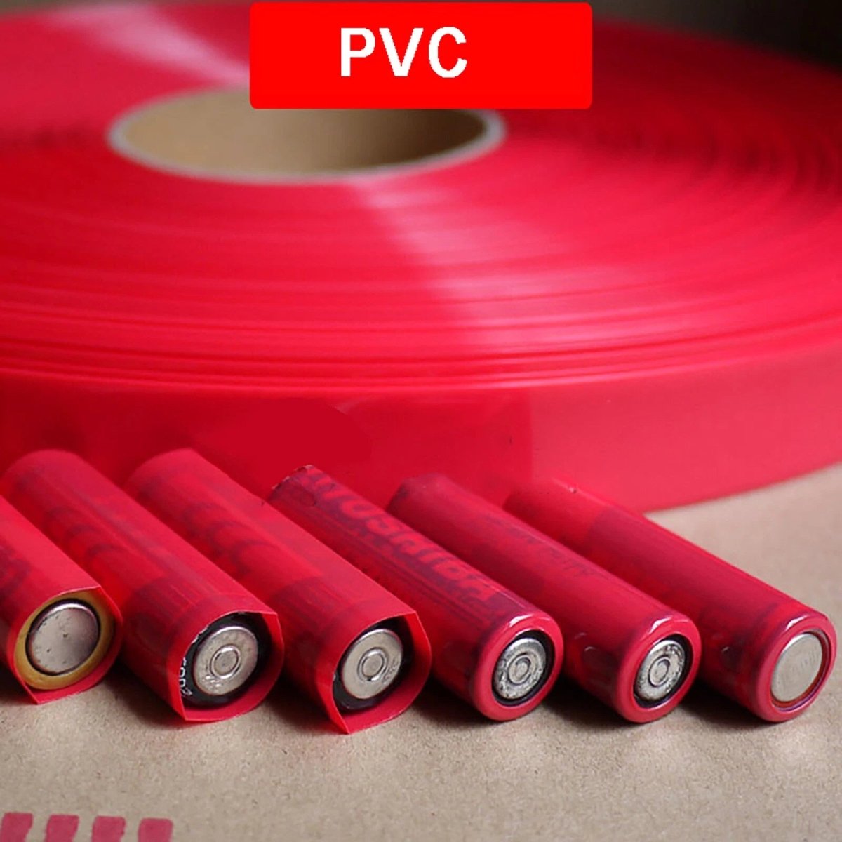 PVC Heat Shrink Tubing – Flat Wide 17mm–103mm | 5 Colors | 1m / 5m / 20m Rolls - HomeDIYer