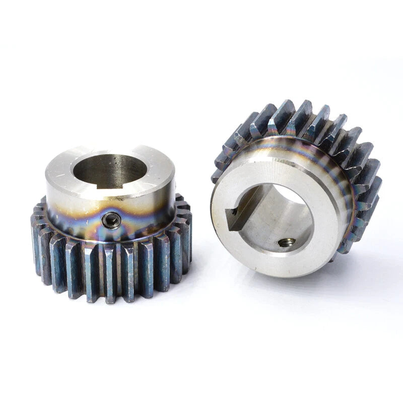 1.5 Mod 45# Steel Spur Gear 10-27T Bore 6-18mm Pinion Gear with Step Motor Gear