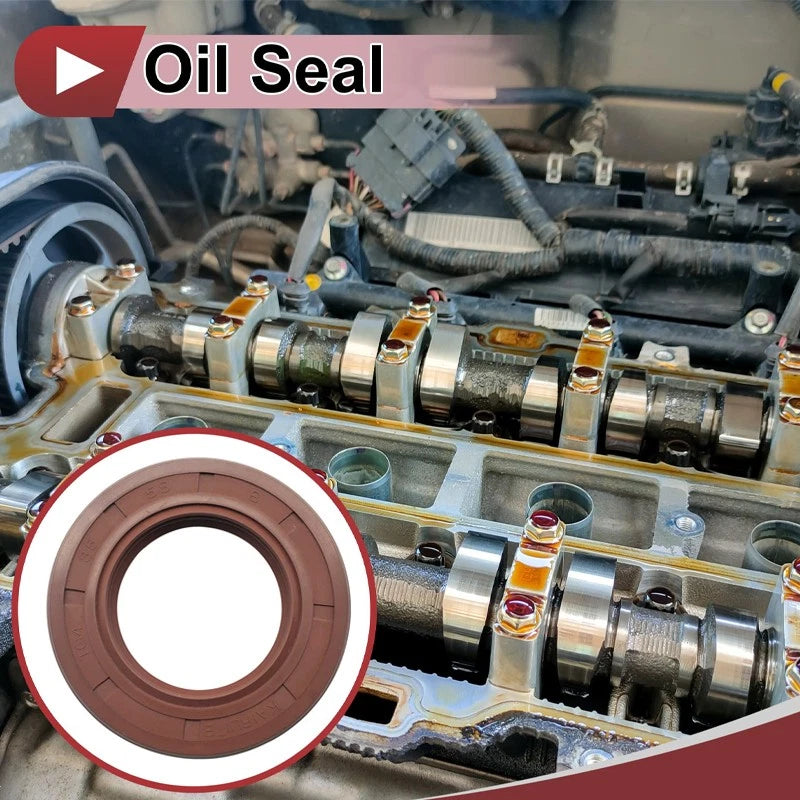 TC Oil Seal FKM Double Lip Rotary Shaft Seal — ID 45mm to 58mm