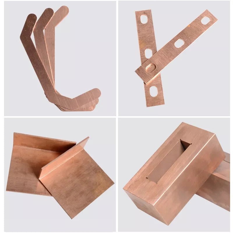 0.5mm-5mm Thick T2 Pure Copper Plate-Sheet Copper Block 35*50 55*100 100*200mm - HomeDIYer