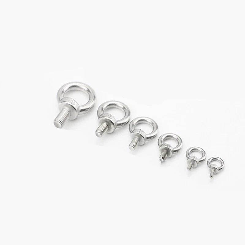 Stainless Steel Lifting Eye Bolts — A2 304 Grade, Metric M3 to M42 - HomeDIYer