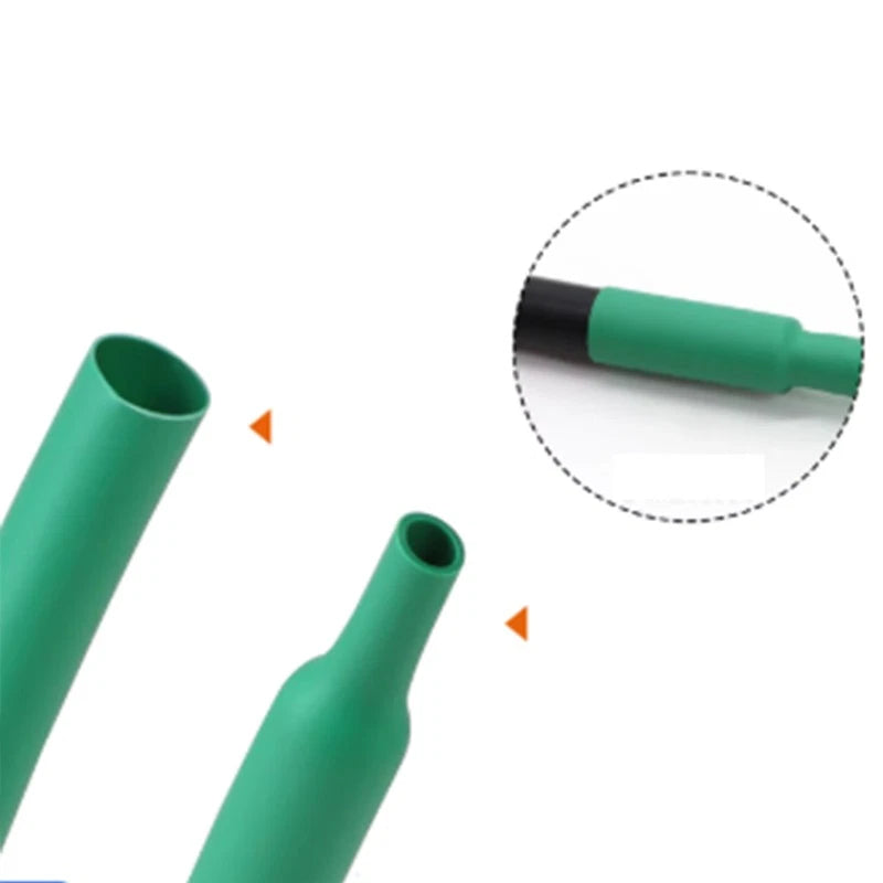 Green Heat Shrink Tubing 2:1 Ratio | 0.6mm–80mm | Electrical Cable Sleeving