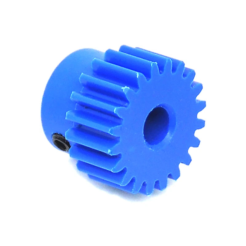 Blue Nylon Spur Gear 1 Mod 15-50 Teeth Motor Gears Pinion Gear with Set Screws