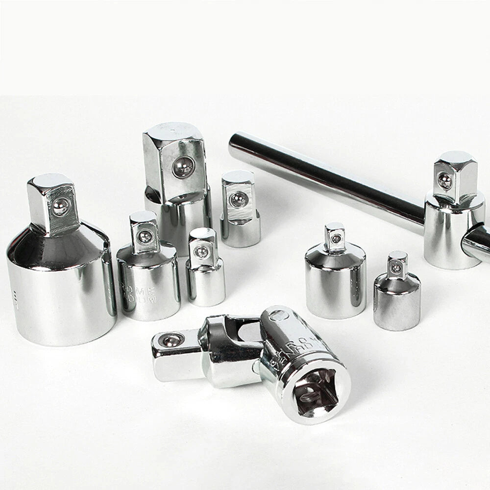 1/4 Drive Ratchet Wrench Socket Converter Head Universal Joint Extension Adapter