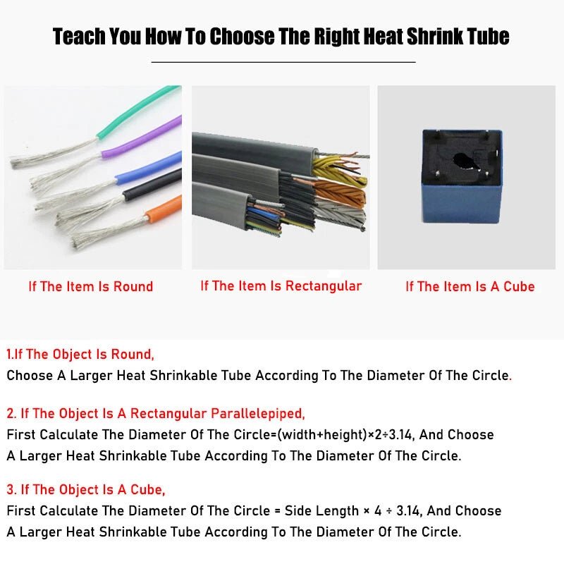 PTFE & FEP Heat Shrink Tubing — Clear, φ0.5mm–40mm, 1.7:1 / 4:1 / 1.3:1 Shrink Ratio - HomeDIYer