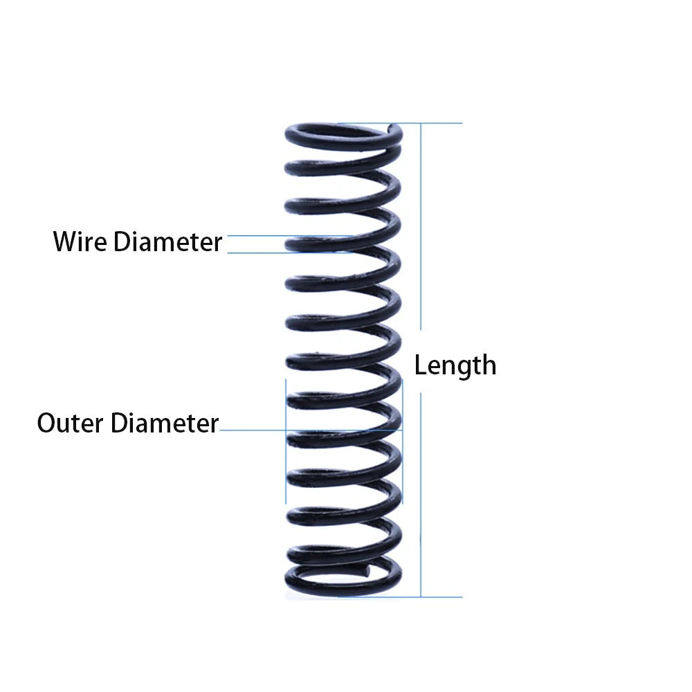 Compression Spring 3mm Wire Diameter 21-27 mm Outer Diameter Small Spring Steel
