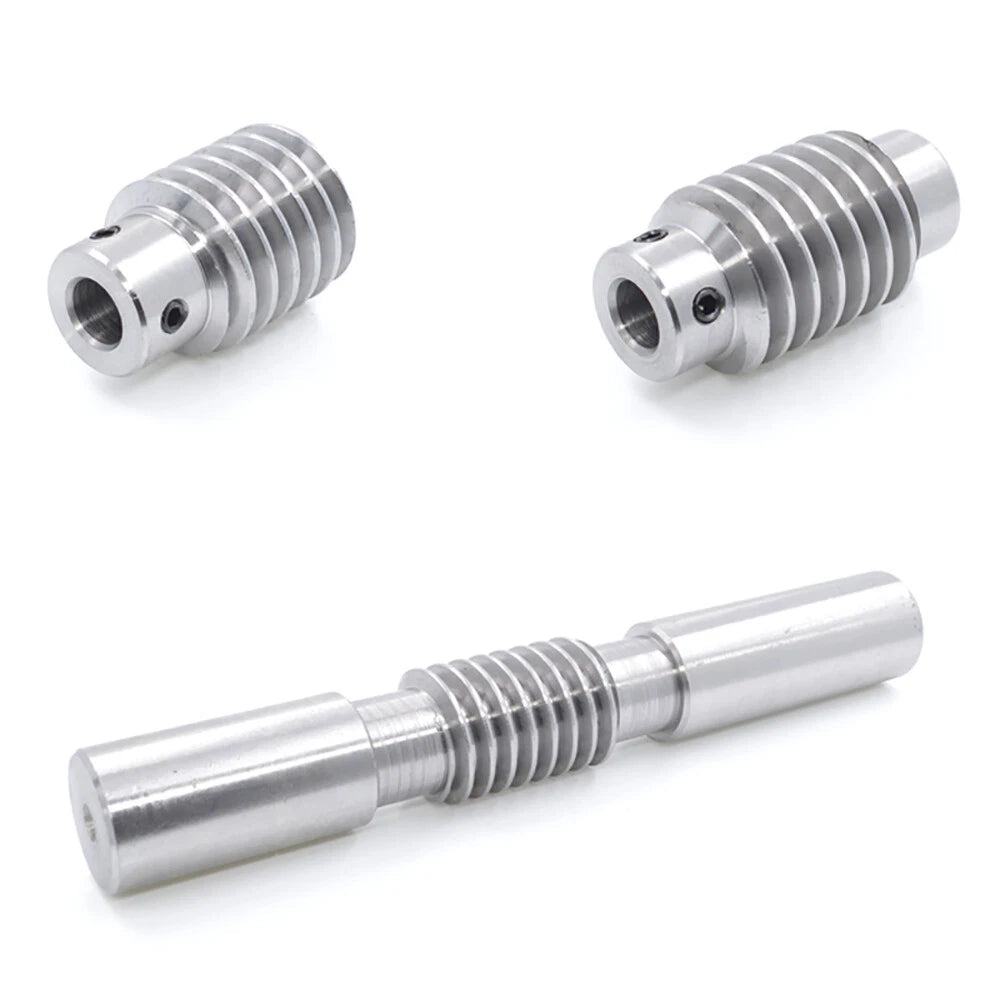 0.5/0.8/1/1.5 Module, 20 to 60 Teeth, Brass Worm Wheel Gear Shaft Hole 4mm-12mm