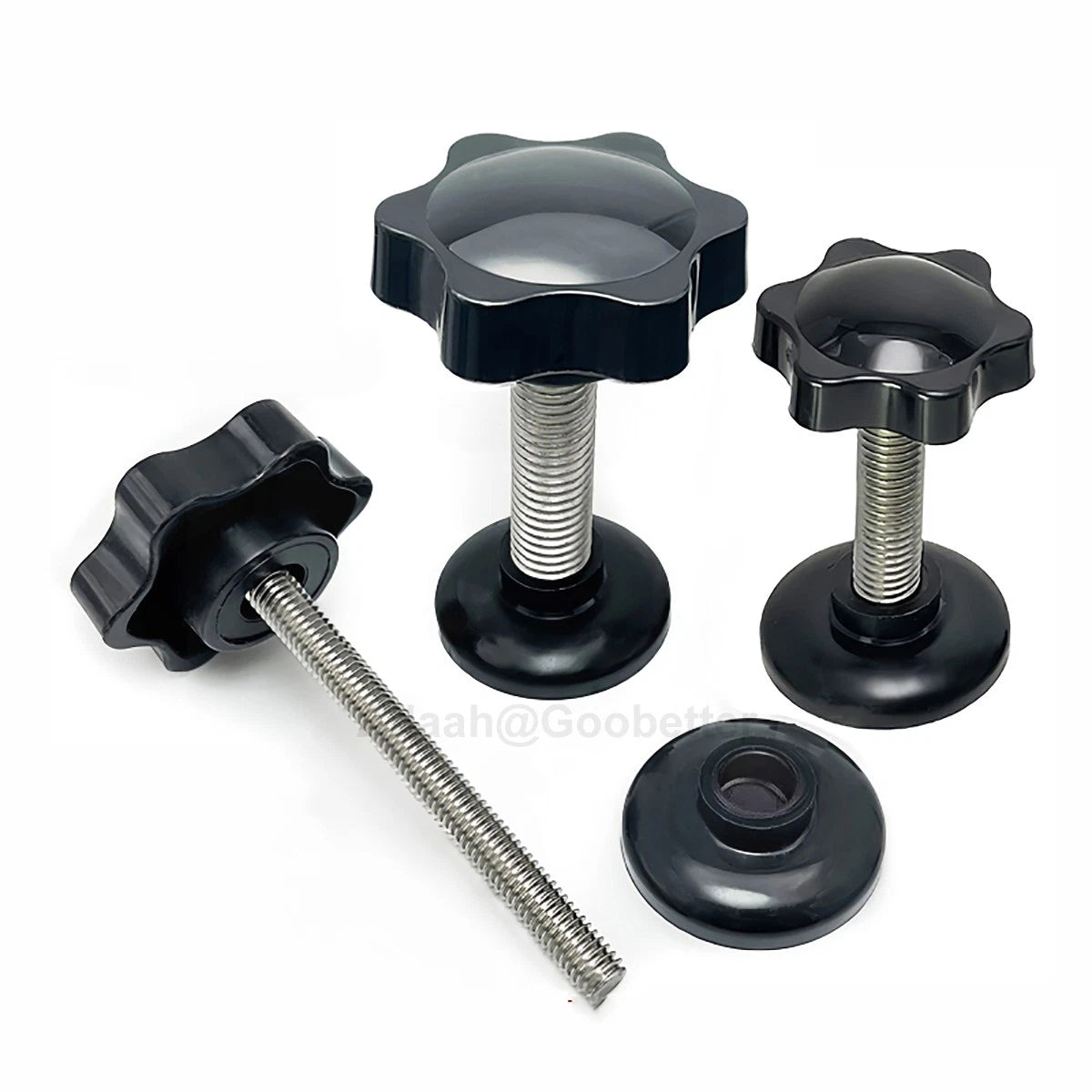 M6 M8 M10 Thumb Screws Hexalobular Star Disc Pressure Plate Hand Grip Knob Bolts