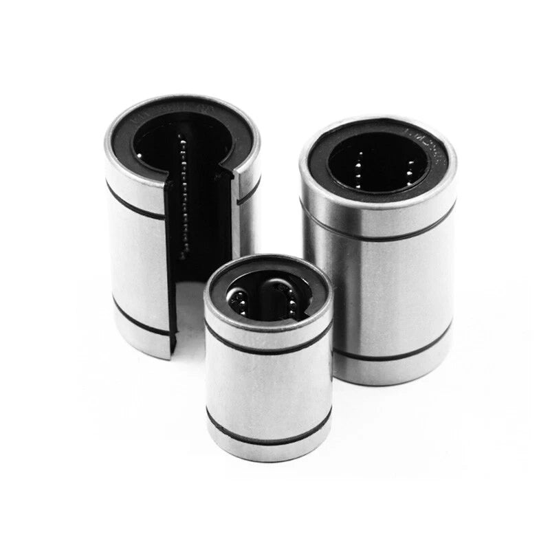 Steel Linear Ball Bearing Bushing LM3-UU - LM80-UU with Rubber Seals Bearings