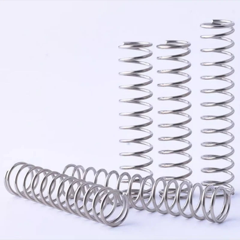 Compression Springs Wire Dia 1mm OD 8mm L 10-305mm 304 Stainless Steel Spring