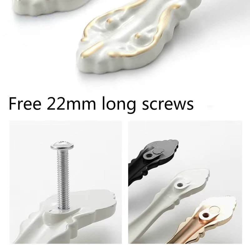 European Style Simple Zinc Alloy cabinet pulls 96 - 128mm Pull handle - HomeDIYer