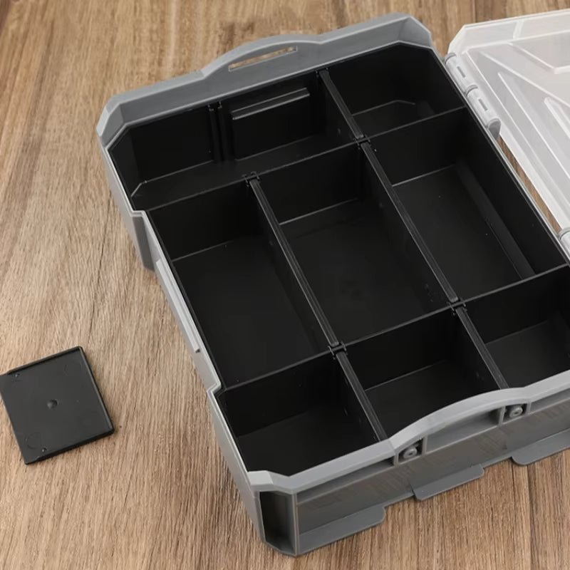 Storage Box Multifunctional Plastic Hardware Tool Parts Box Household Sorting Box Batch Head Small Screw Accessories - HomeDIYer
