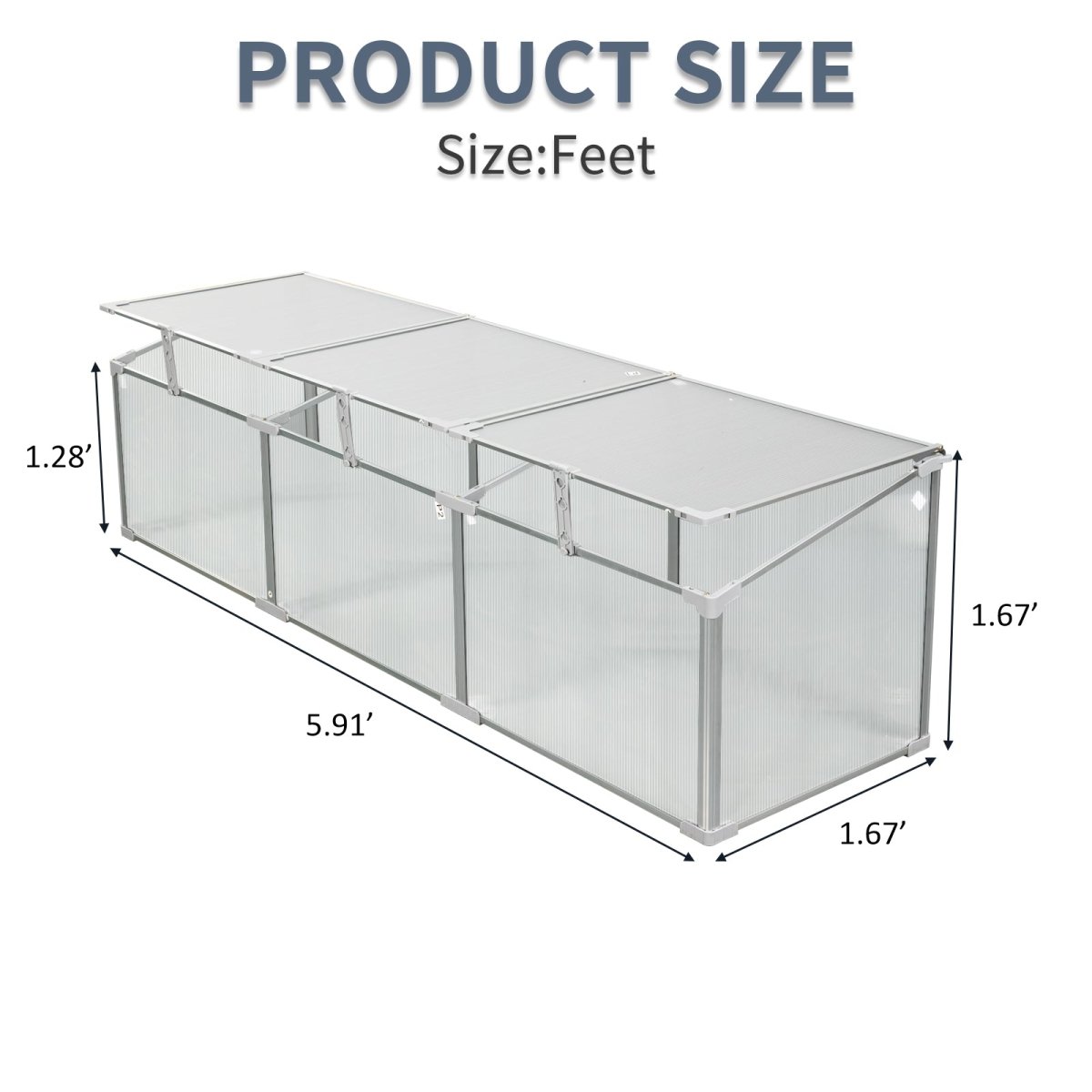 Polycarbonate Greenhouse for Outdoors in Winter - HomeDIYer
