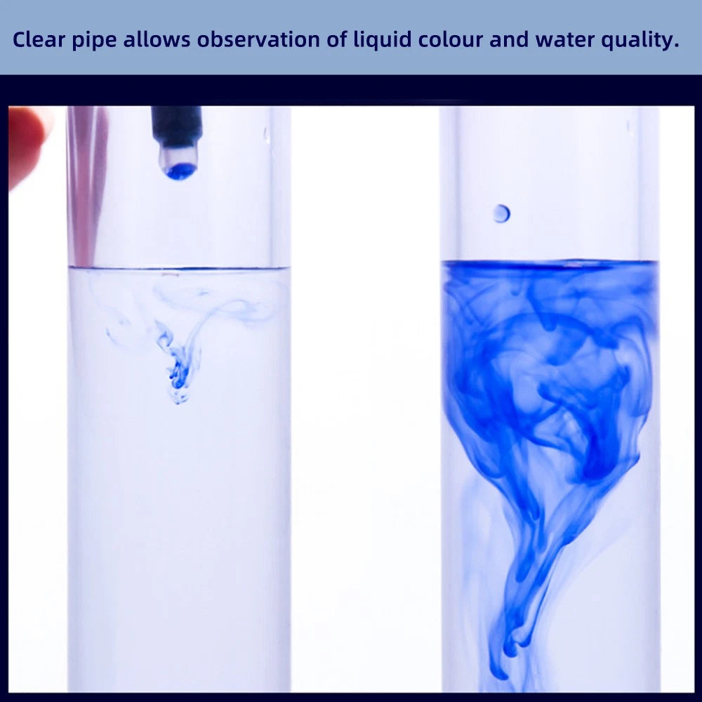 Clear Blue PVC-U Round Tube Pipe | Solvent Weld | 20–110mm OD | 500mm Length