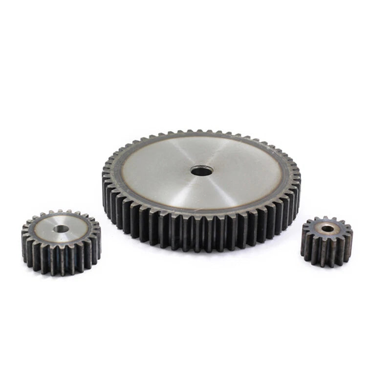 2 Modul 45# Steel Spur Gears Pinion Gear Thick 20mm 10 - 120 Teeth For 3D CNC