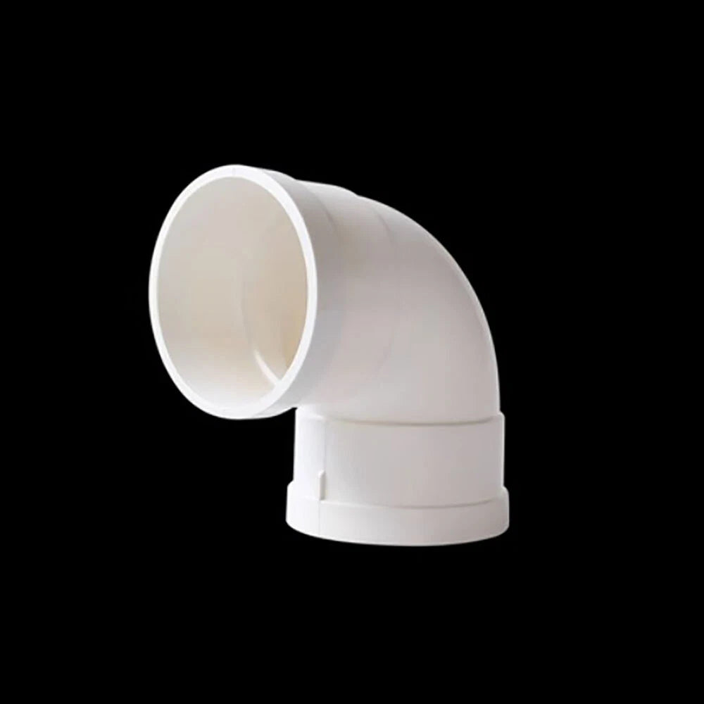 Elbow Drainage Pipe PVC 90° Elbow Inspection Port Downpipe Fittings 50mm - 250mm