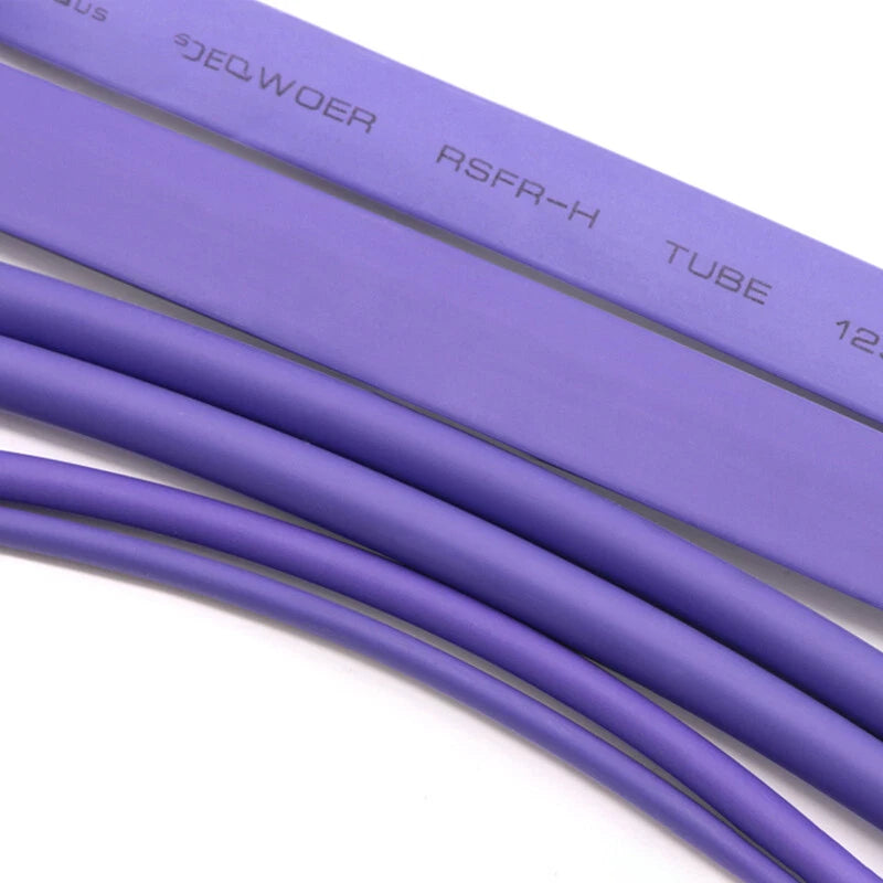 Purple Heat Shrink Tubing 2:1 — φ1.5mm to φ50mm | Electrical Wire Sleeve