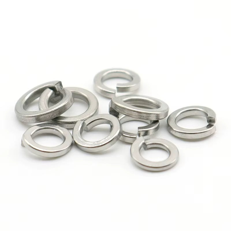 10Pcs Spring Lock Washers Metric Split Lock Washer Set,304 Stainless Steel Lock Washers for Screws Bolts