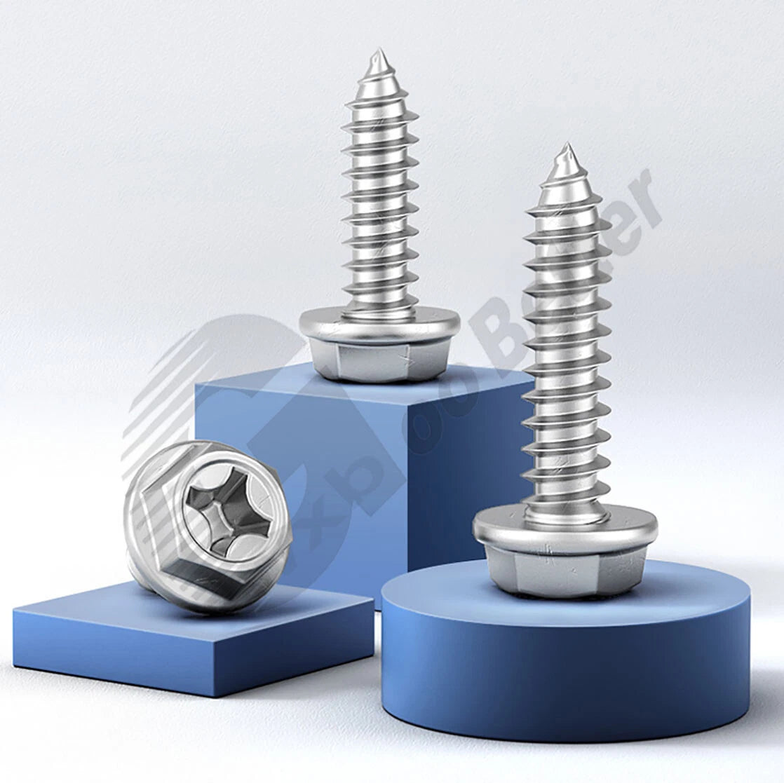 M3 M4 M5 M6 A2 Stainless Hex Flange Self Tapping Screws – Phillips Drive