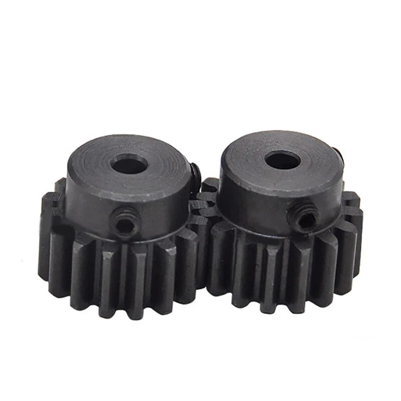Mod 1.5 Steel Pinion Gear Spur Gears 15-80 Teeth 5-30mm Bore With Screw Hardened