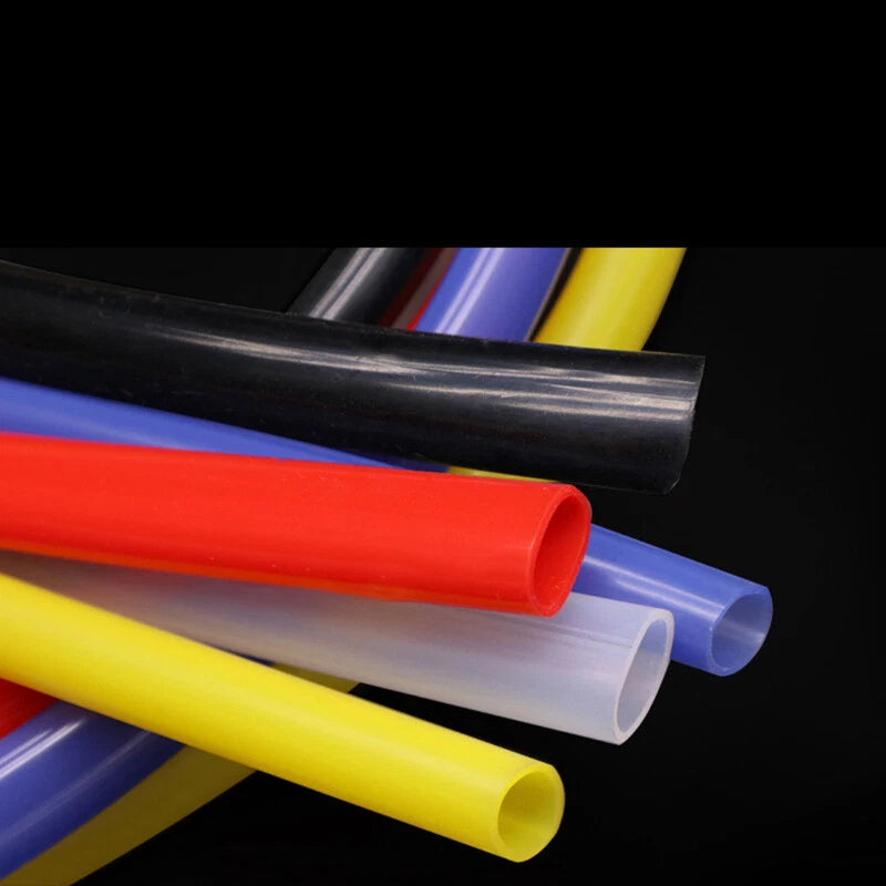 Food Grade Silicone Tubing — Flexible Rubber Hose, ID 1mm–25mm, Multi-Color