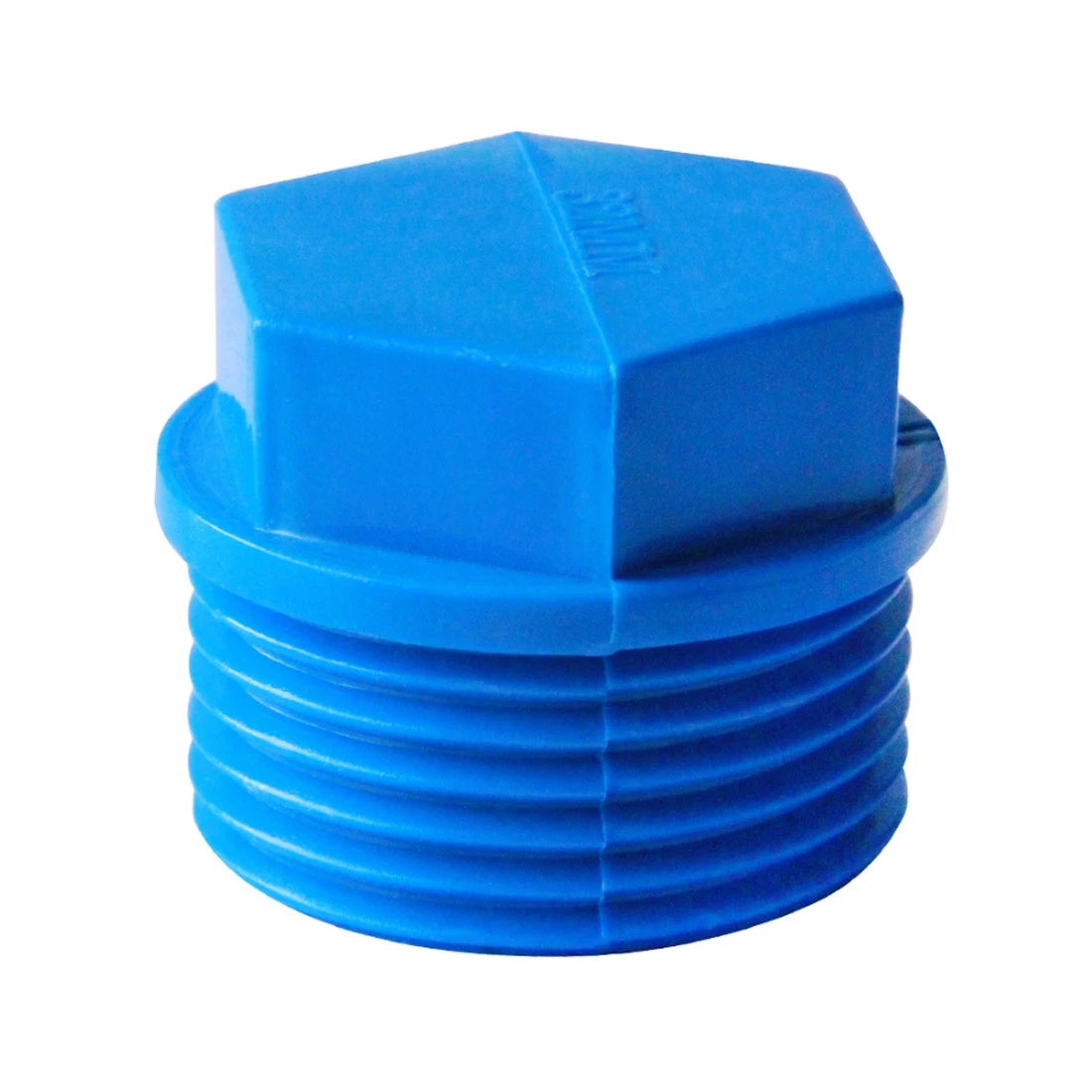 PVC Threaded Plug Male 1 2" 3 8" 1" BSP Pipe Fittings Pond Aquarium Threaded End