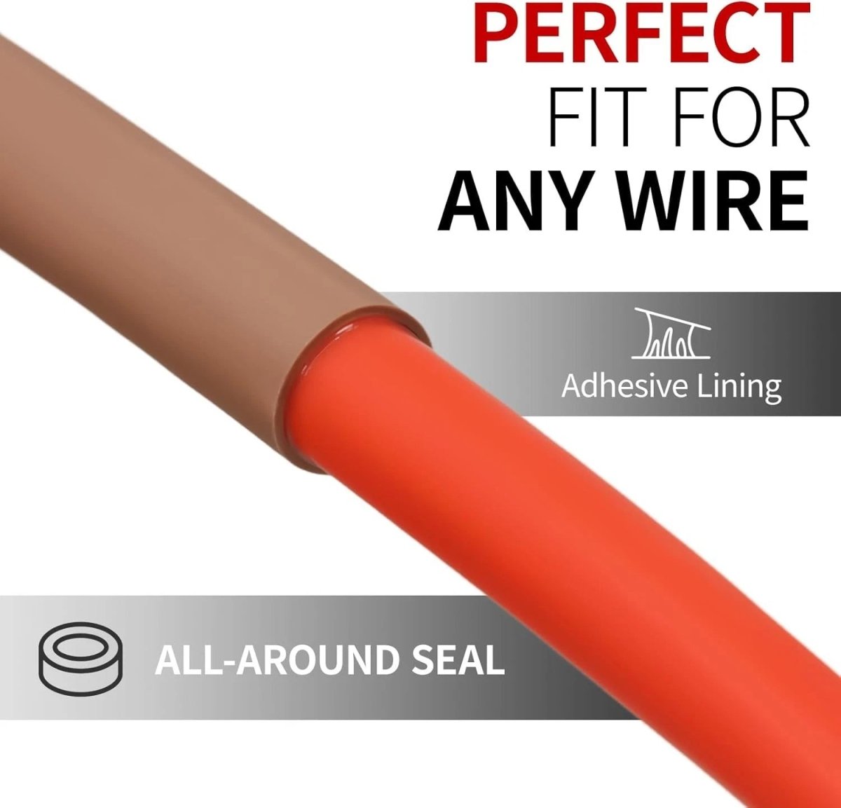 Heat Shrink Tubing φ1mm–50mm | Electrical Wire Sleeving | Multiple Colors - HomeDIYer