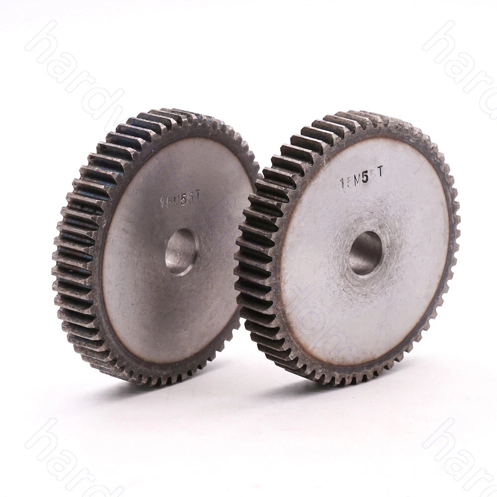 1/1.5M Spur Gears 12T-100T Metal Transmission Gear 45# Steel 1 Mod 12-100 Teeth