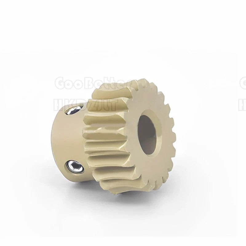 1 Modulus 24 Teeth Brass Worm Wheel Gear Pitch 3.14mm Transmission Gear,Worm Rod